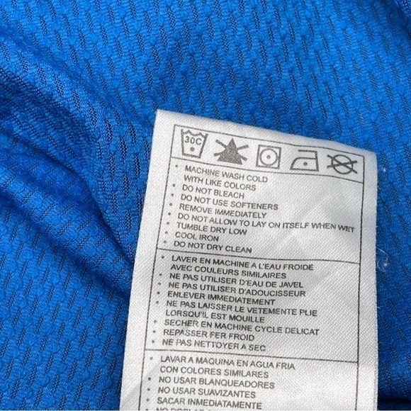 Nike Golf Fit Dry Polo Shirt Blue Preppy Resort Vacation Summer Short Sleeve - Picture 13 of 15